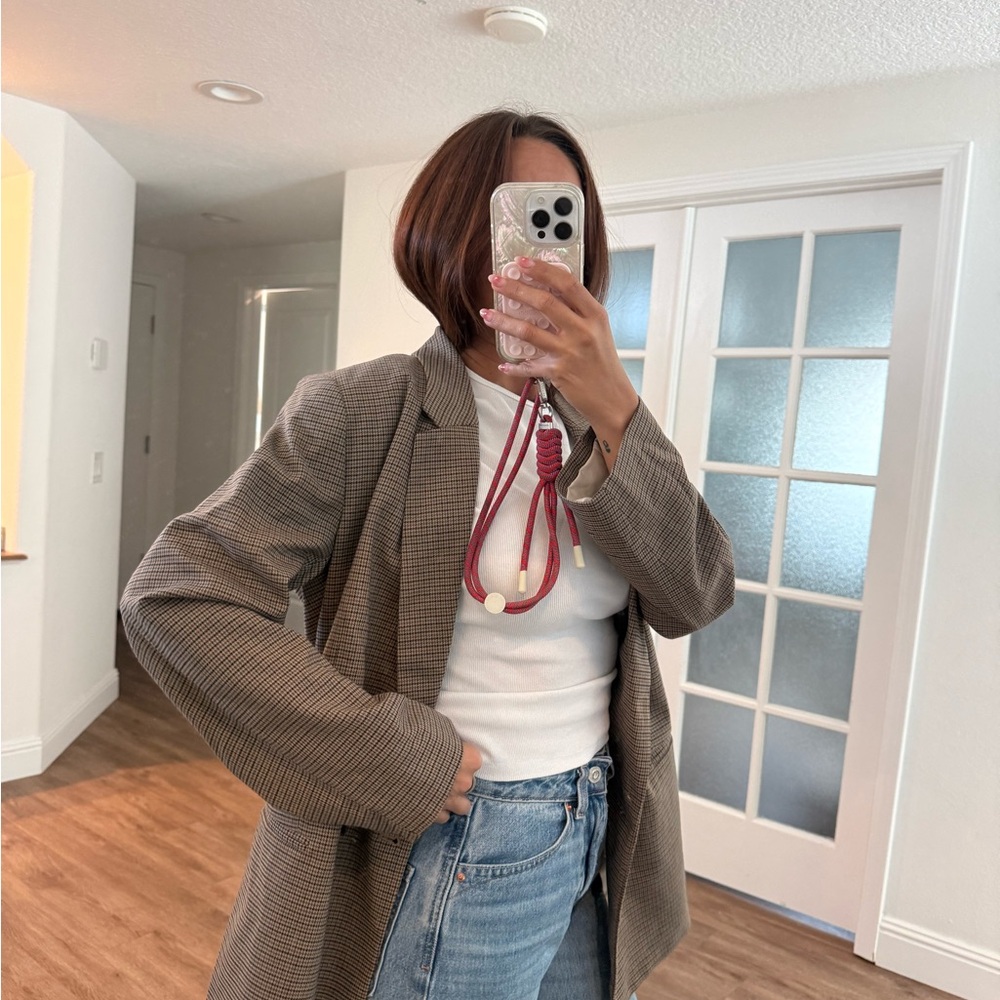 H&M Brown Plaid Women's Jacket